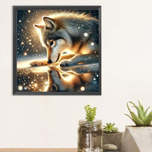 Load image into Gallery viewer, Diamond Painting - Full Round - Snow Wolf (30*30CM)