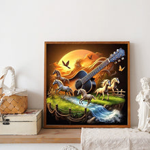 Load image into Gallery viewer, Diamond Painting - Full Round - Western Element Galloping Horse (30*30CM)