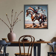 Load image into Gallery viewer, Diamond Painting - Full Round - Indian horse (40*40CM)