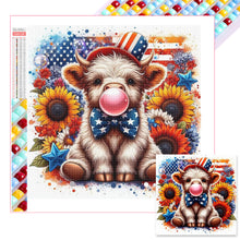 Load image into Gallery viewer, Diamond Painting - Full Square - Cow in the American Sun (30*30CM)