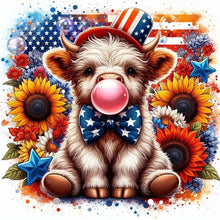 Load image into Gallery viewer, Diamond Painting - Full Square - Cow in the American Sun (30*30CM)