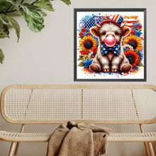 Load image into Gallery viewer, Diamond Painting - Full Square - Cow in the American Sun (30*30CM)