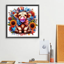 Load image into Gallery viewer, Diamond Painting - Full Square - Cow in the American Sun (30*30CM)