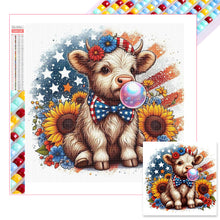 Load image into Gallery viewer, Diamond Painting - Full Square - Cow in the American Sun (30*30CM)