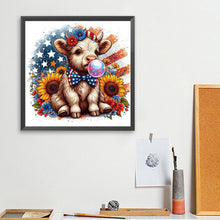 Load image into Gallery viewer, Diamond Painting - Full Square - Cow in the American Sun (30*30CM)