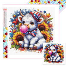Load image into Gallery viewer, Diamond Painting - Full Square - Cow in the American Sun (30*30CM)