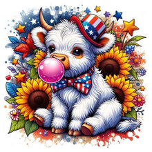 Load image into Gallery viewer, Diamond Painting - Full Square - Cow in the American Sun (30*30CM)