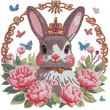 Load image into Gallery viewer, Diamond Painting - Partial Special Shaped - Easter Bunny (30*30CM)