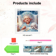 Load image into Gallery viewer, Diamond Painting - Partial Special Shaped - Cute Granny (30*30CM)