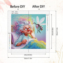 Load image into Gallery viewer, Diamond Painting - Partial Special Shaped - Cute Granny (30*30CM)