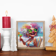 Load image into Gallery viewer, Diamond Painting - Partial Special Shaped - Cute Granny (30*30CM)