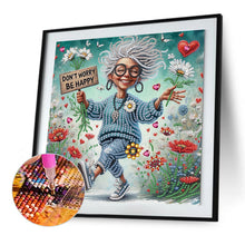 Load image into Gallery viewer, Diamond Painting - Partial Special Shaped - Cute Granny (30*30CM)
