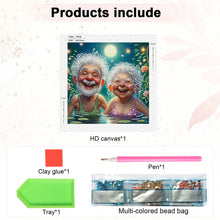 Load image into Gallery viewer, Diamond Painting - Partial Special Shaped - Cute Granny (30*30CM)