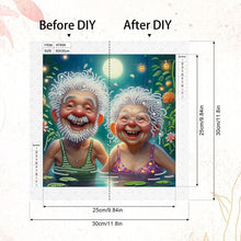 Load image into Gallery viewer, Diamond Painting - Partial Special Shaped - Cute Granny (30*30CM)
