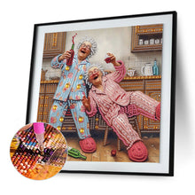 Load image into Gallery viewer, Diamond Painting - Partial Special Shaped - Cute Granny (30*30CM)
