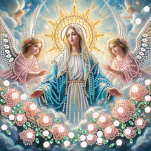 Load image into Gallery viewer, Diamond Painting - Partial Special Shaped - Mother Jesus (30*30CM)