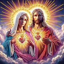 Load image into Gallery viewer, Diamond Painting - Partial Special Shaped - Mother Jesus (30*30CM)