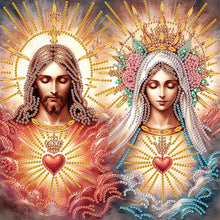 Load image into Gallery viewer, Diamond Painting - Partial Special Shaped - Mother Jesus (30*30CM)
