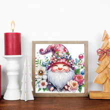 Load image into Gallery viewer, Diamond Painting - Partial Special Shaped - Flower Gnome (30*30CM)