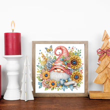 Load image into Gallery viewer, Diamond Painting - Partial Special Shaped - Flower Gnome (30*30CM)