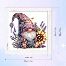 Load image into Gallery viewer, Diamond Painting - Partial Special Shaped - Flower Gnome (30*30CM)