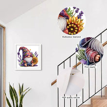 Load image into Gallery viewer, Diamond Painting - Partial Special Shaped - Flower Gnome (30*30CM)