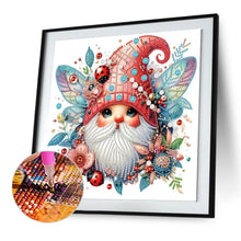 Load image into Gallery viewer, Diamond Painting - Partial Special Shaped - Flower Gnome (30*30CM)