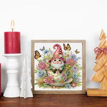 Load image into Gallery viewer, Diamond Painting - Partial Special Shaped - Flower Gnome (30*30CM)