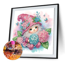 Load image into Gallery viewer, Diamond Painting - Partial Special Shaped - Flower Gnome (30*30CM)