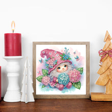 Load image into Gallery viewer, Diamond Painting - Partial Special Shaped - Flower Gnome (30*30CM)
