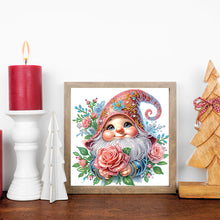 Load image into Gallery viewer, Diamond Painting - Partial Special Shaped - Flower Gnome (30*30CM)