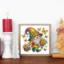 Load image into Gallery viewer, Diamond Painting - Partial Special Shaped - Flower Gnome (30*30CM)
