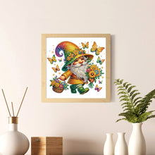 Load image into Gallery viewer, Diamond Painting - Partial Special Shaped - Flower Gnome (30*30CM)