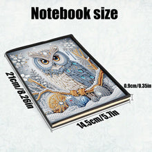 Load image into Gallery viewer, Animal 5D Diamond Painting Notebook DIY Diamond Art Diary Book Journal Notebook