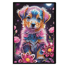 Load image into Gallery viewer, Animal 5D Diamond Painting Notebook DIY Diamond Art Diary Book Journal Notebook