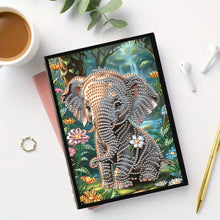 Load image into Gallery viewer, Animal 5D Diamond Painting Notebook DIY Diamond Art Diary Book Journal Notebook