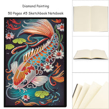 Load image into Gallery viewer, Animal 5D Diamond Painting Notebook DIY Diamond Art Diary Book Journal Notebook