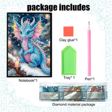 Load image into Gallery viewer, Animal 5D Diamond Painting Notebook DIY Diamond Art Diary Book Journal Notebook