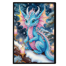 Load image into Gallery viewer, Animal 5D Diamond Painting Notebook DIY Diamond Art Diary Book Journal Notebook