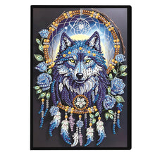 Load image into Gallery viewer, Animal 5D Diamond Painting Notebook DIY Diamond Art Diary Book Journal Notebook