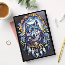 Load image into Gallery viewer, Animal 5D Diamond Painting Notebook DIY Diamond Art Diary Book Journal Notebook