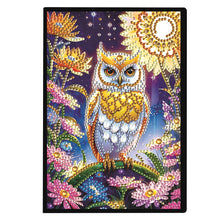 Load image into Gallery viewer, Animal 5D Diamond Painting Notebook DIY Diamond Art Diary Book Journal Notebook