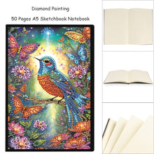 Load image into Gallery viewer, Animal 5D Diamond Painting Notebook DIY Diamond Art Diary Book Journal Notebook