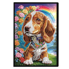Load image into Gallery viewer, Animal 5D Diamond Painting Notebook DIY Diamond Art Diary Book Journal Notebook