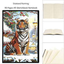 Load image into Gallery viewer, Animal 5D Diamond Painting Notebook DIY Diamond Art Diary Book Journal Notebook