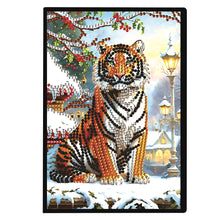 Load image into Gallery viewer, Animal 5D Diamond Painting Notebook DIY Diamond Art Diary Book Journal Notebook