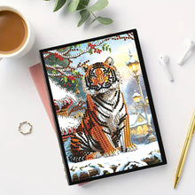 Load image into Gallery viewer, Animal 5D Diamond Painting Notebook DIY Diamond Art Diary Book Journal Notebook