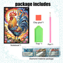 Load image into Gallery viewer, Animal 5D Diamond Painting Notebook DIY Diamond Art Diary Book Journal Notebook