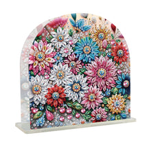 Load image into Gallery viewer, Acrylic Napkin Holder Diamond Painting Kit for Home Table Decor (Flower Cluster)