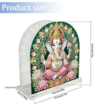 Load image into Gallery viewer, Acrylic Napkin Holder Diamond Painting Kit for Home Table Decor (Ganesha)